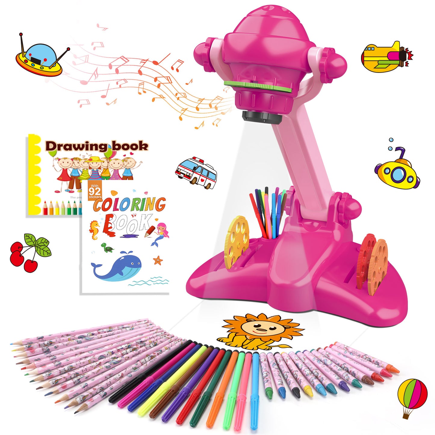 Adjustable Drawing Projector for Kids Aged 3+