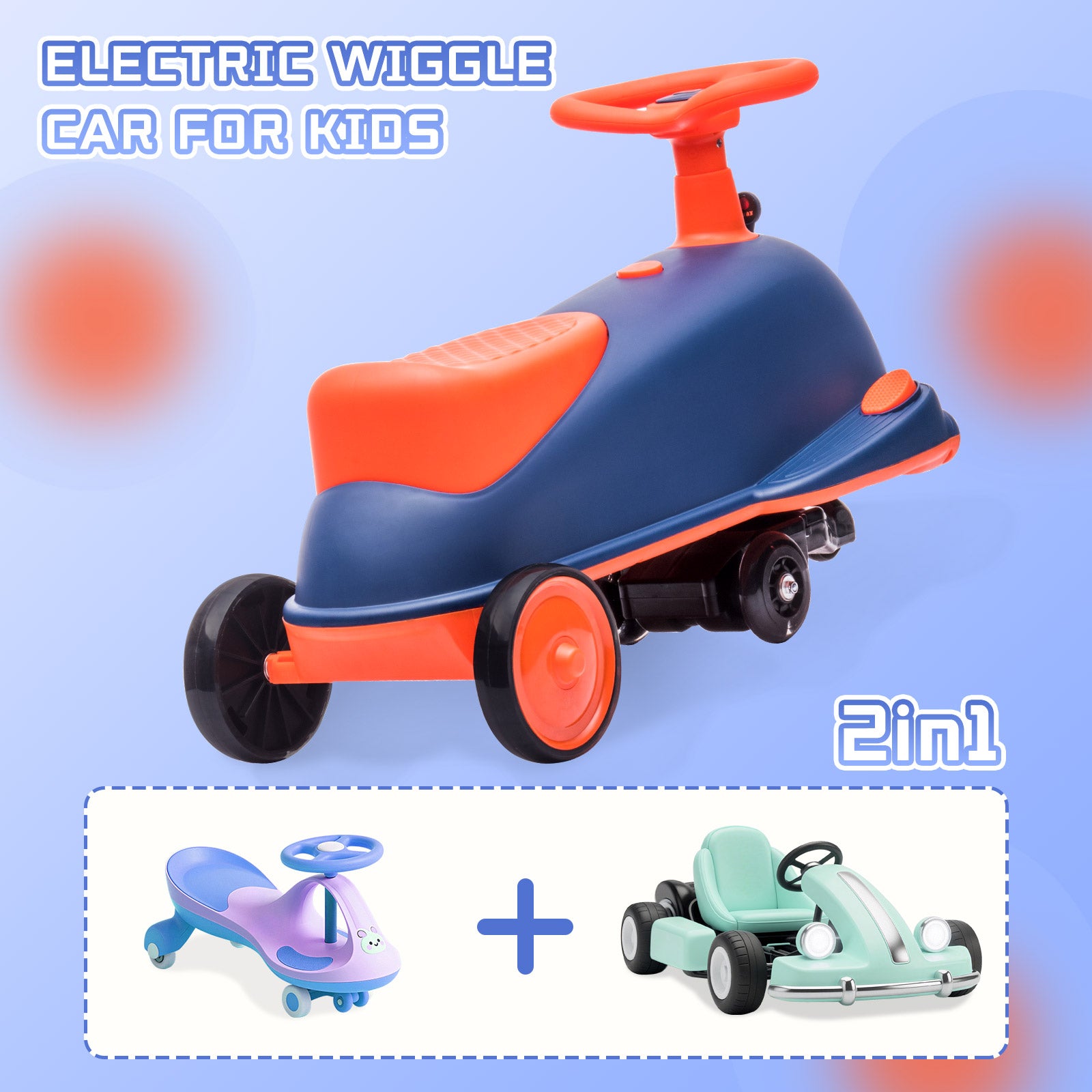 12V Electric Wiggle Car for Kids