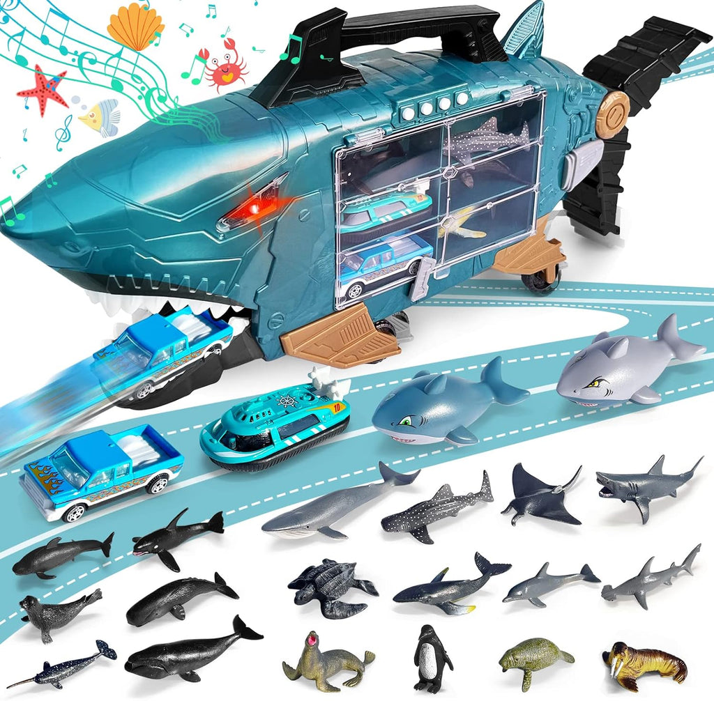 Shark Truck Toys with LED and Sound