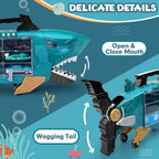 Shark Truck Toys with LED and Sound