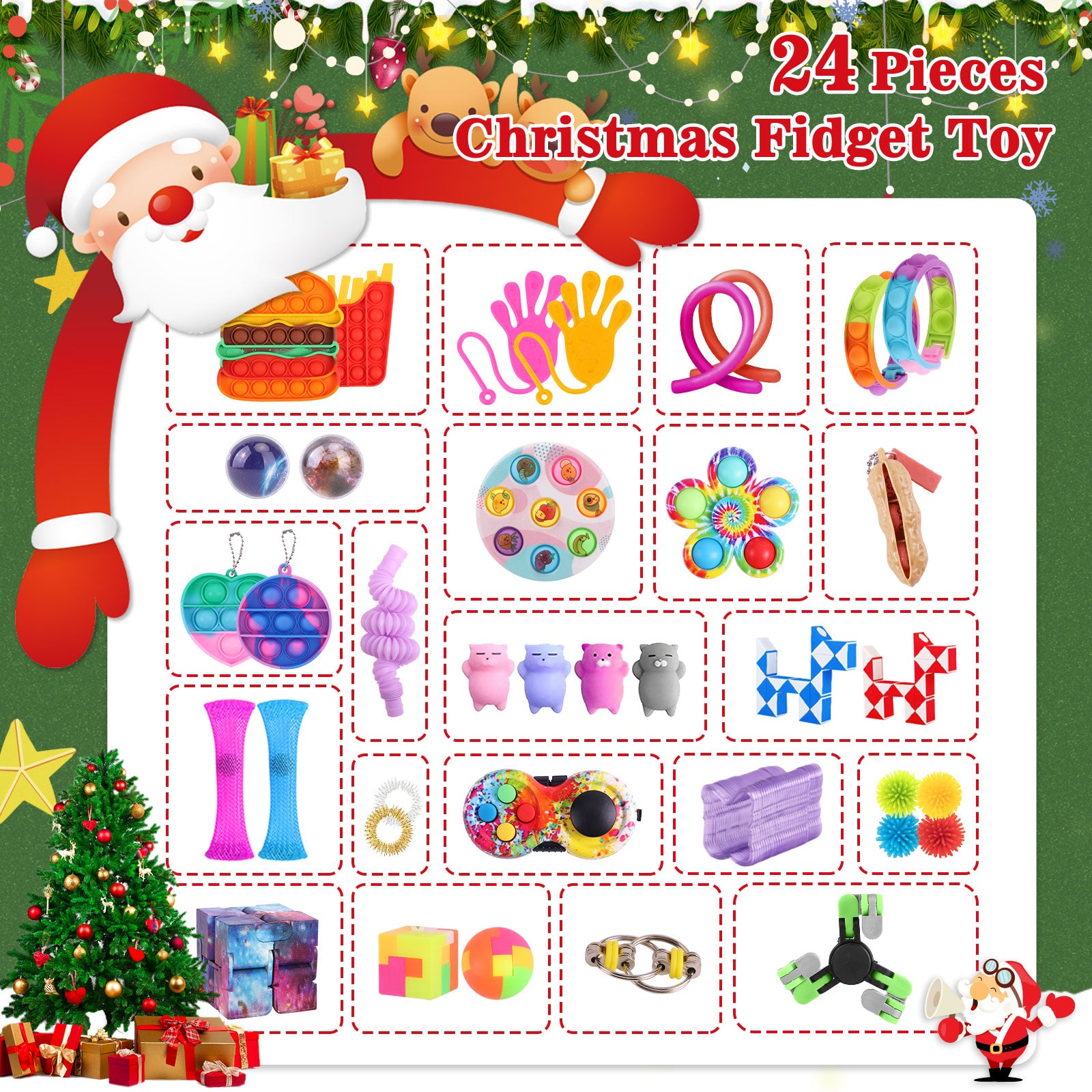 Fidget Toys Christmas Countdown Advent Calendars