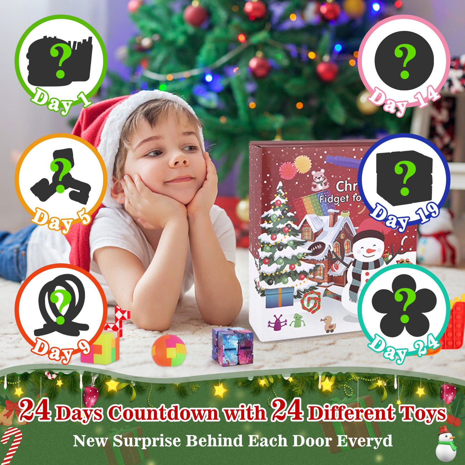 Fidget Toys Christmas Countdown Advent Calendars