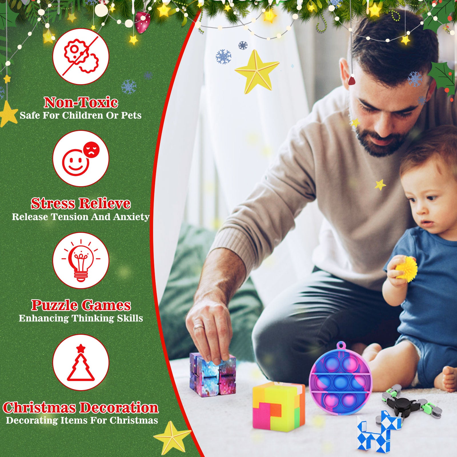 Fidget Toys Christmas Countdown Advent Calendars