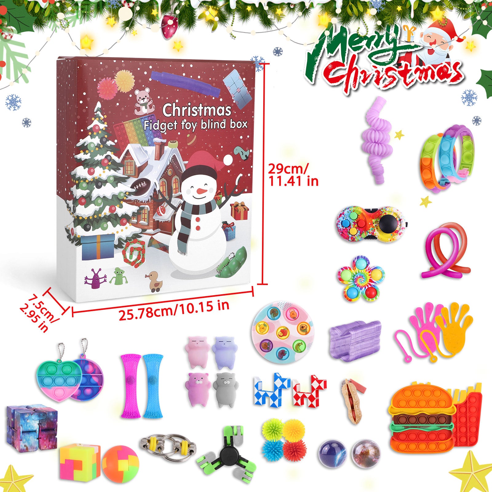 Fidget Toys Christmas Countdown Advent Calendars