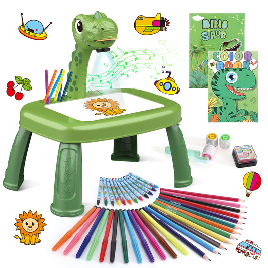 Large-Sized Drawing Projector Table for Kids 3+ Year Old