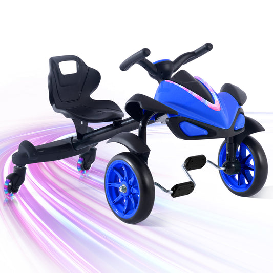 2-in-1 Kids Drift Bike - Crazy Drift Cart for Toddlers and Kids