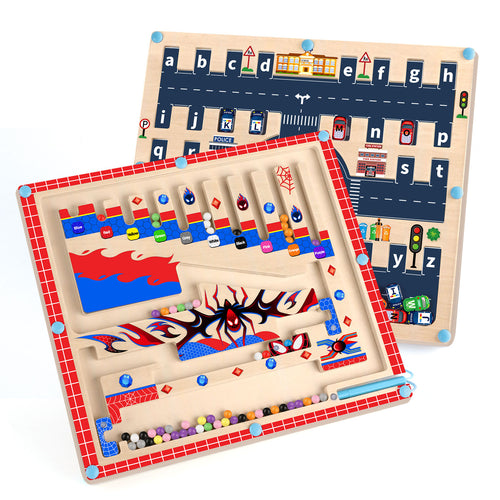 2 in 1 Magnetic Color and Number Maze