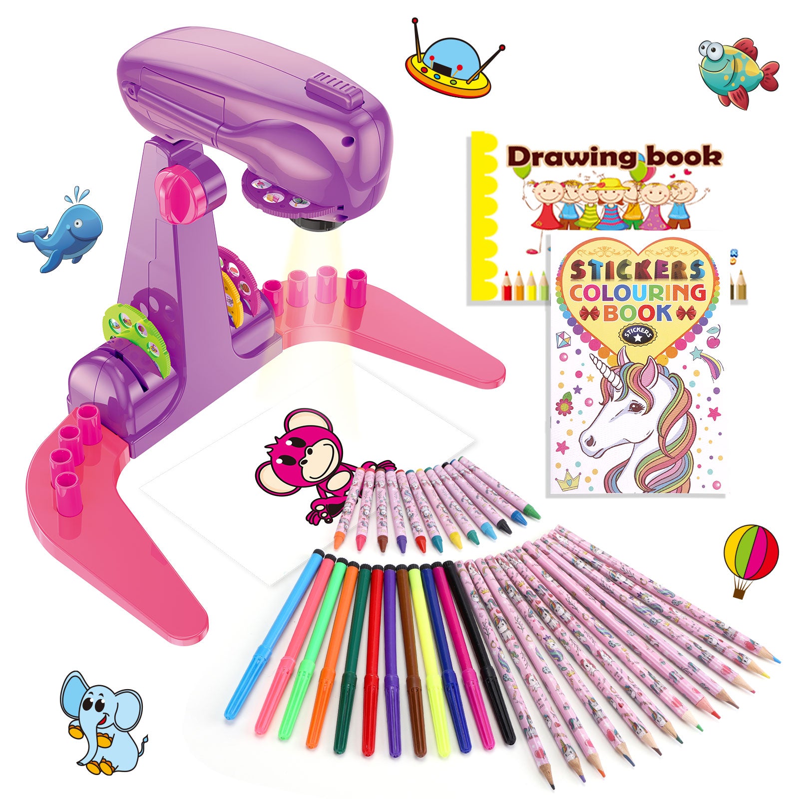 Fixed Drawing Projector for Kids