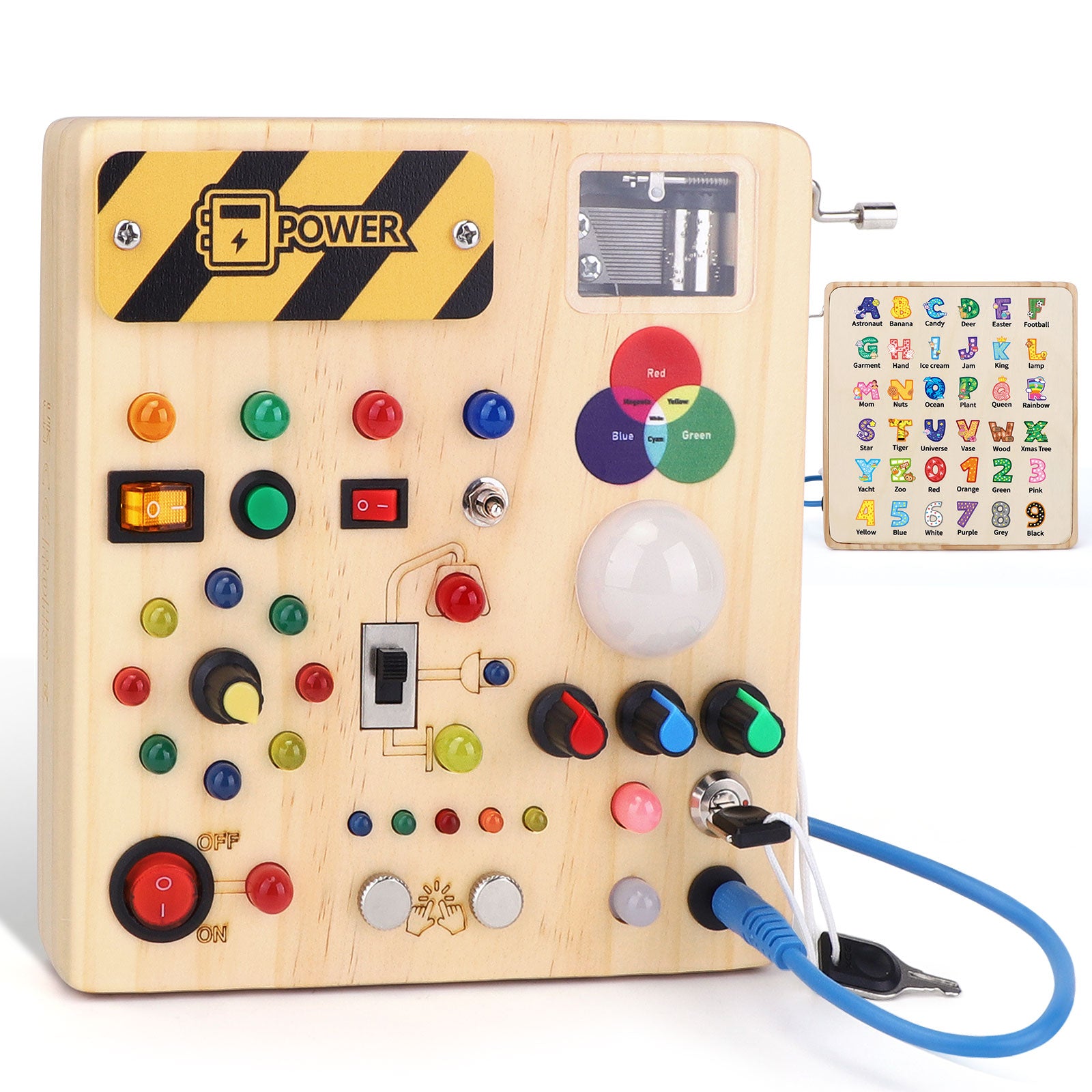 LED Busy Board with 13 Separate Switches