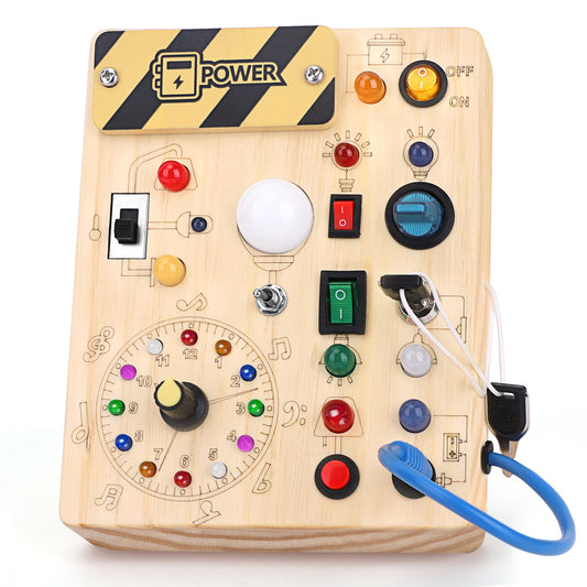 LED Busy Board with 10 Separate Switches