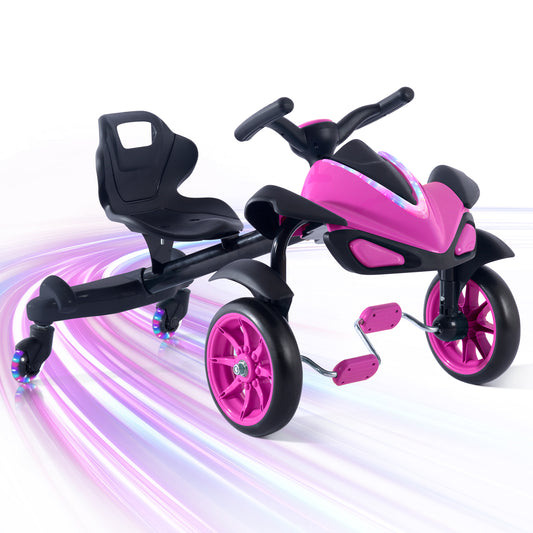 2-in-1 Kids Drift Bike - Crazy Drift Cart for Toddlers and Kids