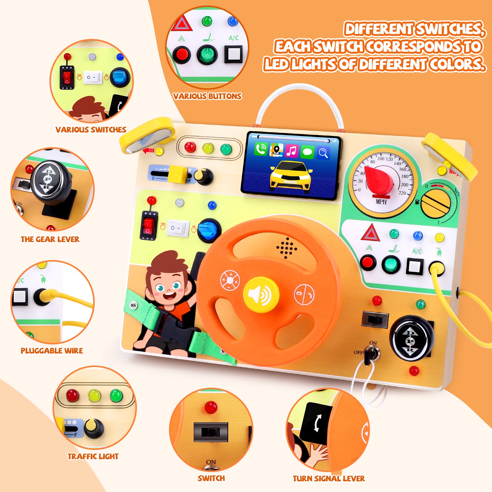 Steering Wheel Driving Simulation Toy