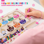 Mini Magnetic Color and Number Maze Montessori Toy