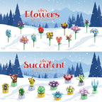 Succulent & Bouquet Building Blocks Christmas Countdown Calendar