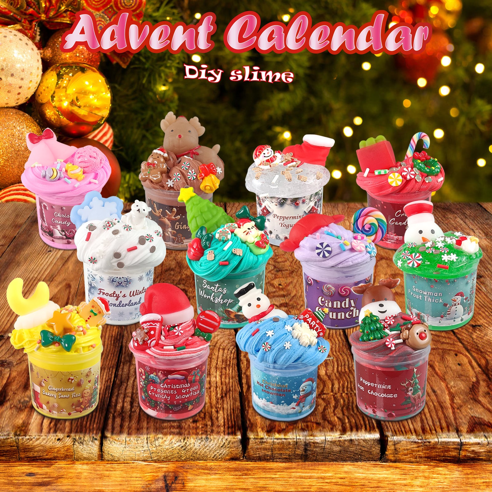 Christmas Slime Advent Calendar