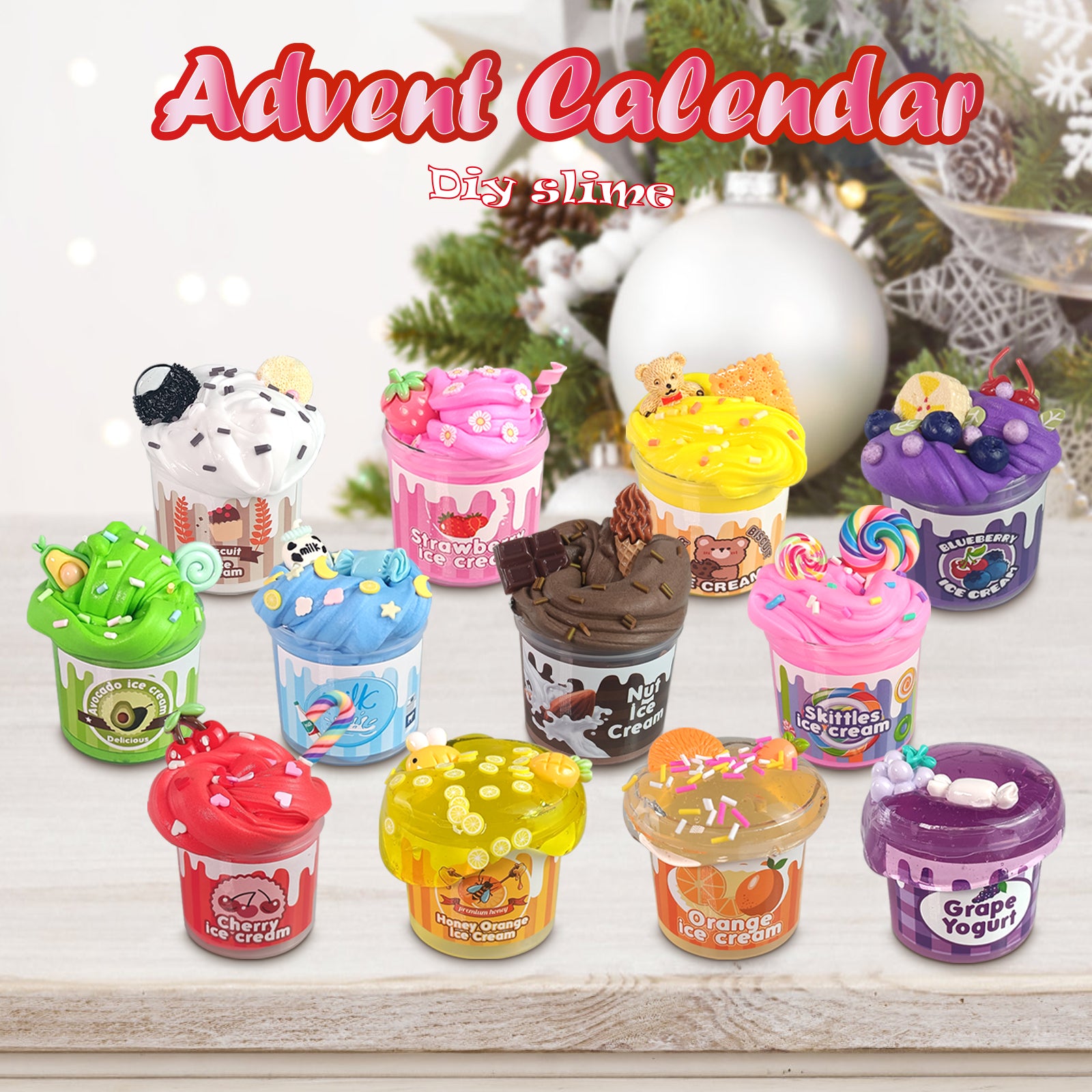 Slime Christmas Countdown Advent Calendar
