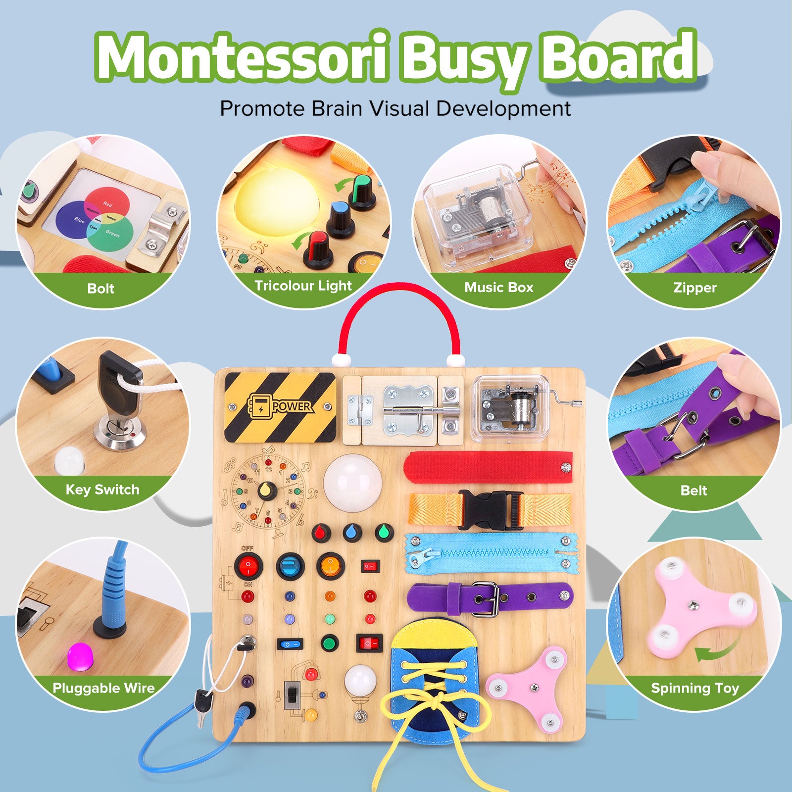 23 in 1 LED Busy Board