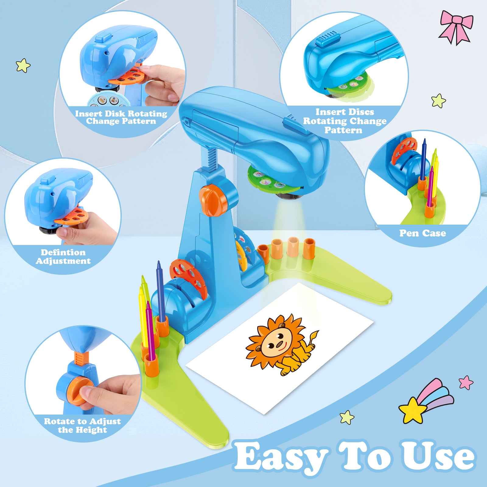 Fixed Drawing Projector for Kids