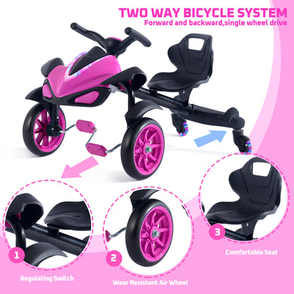 2-in-1 Kids Drift Bike - Crazy Drift Cart for Toddlers and Kids