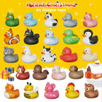 Rubber Ducks Bath Toys 24 Days Christmas Countdown Calendar
