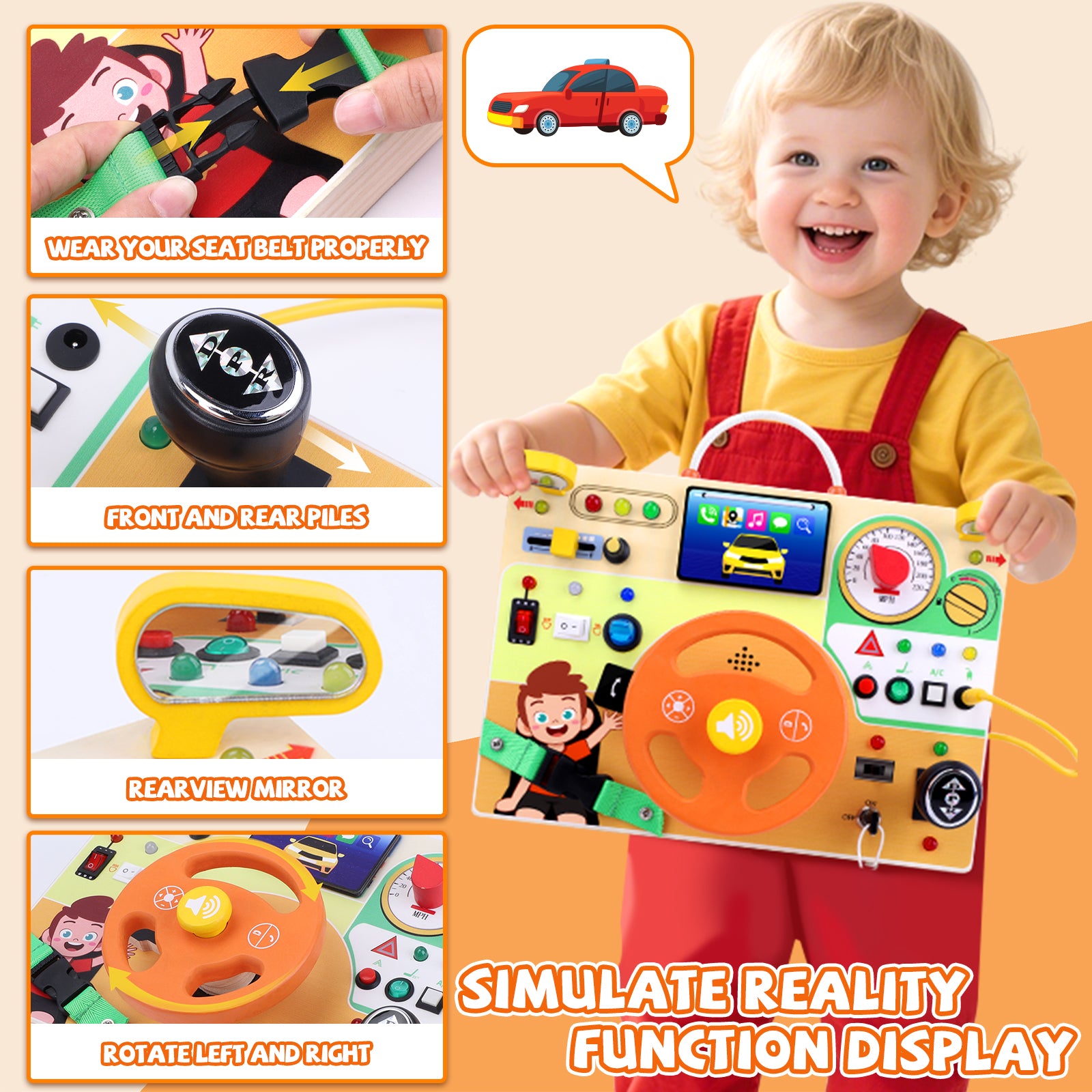Steering Wheel Driving Simulation Toy