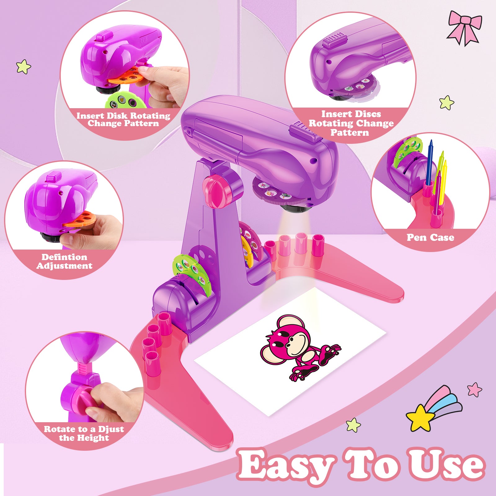 Fixed Drawing Projector for Kids