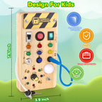Led Busy Board with 8 Light switches