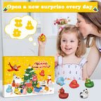 Rubber Ducks Bath Toys 24 Days Christmas Countdown Calendar