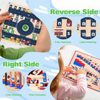 2 in 1 Magnetic Color and Number Maze