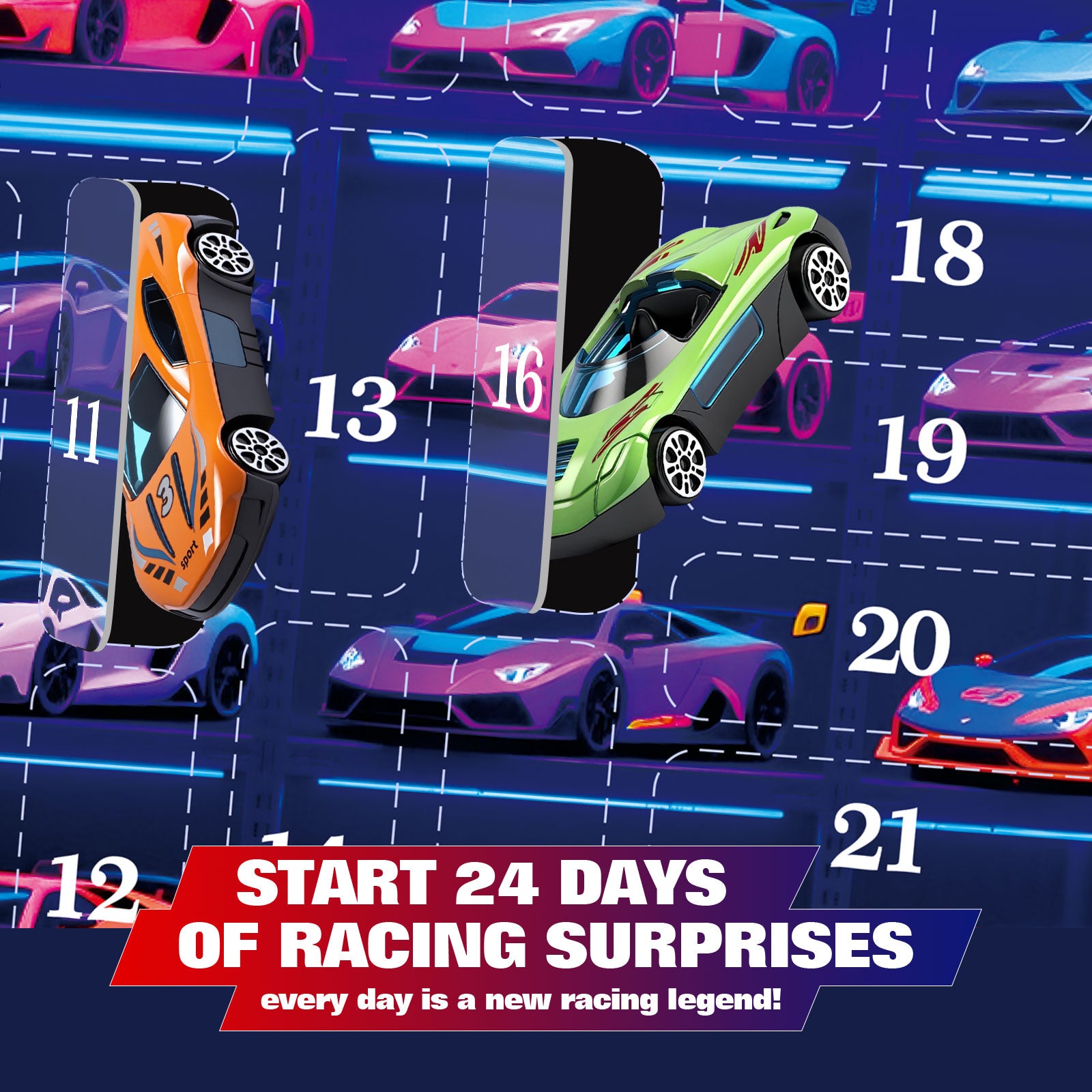 Spring-loaded Vehicles Advent Calendar