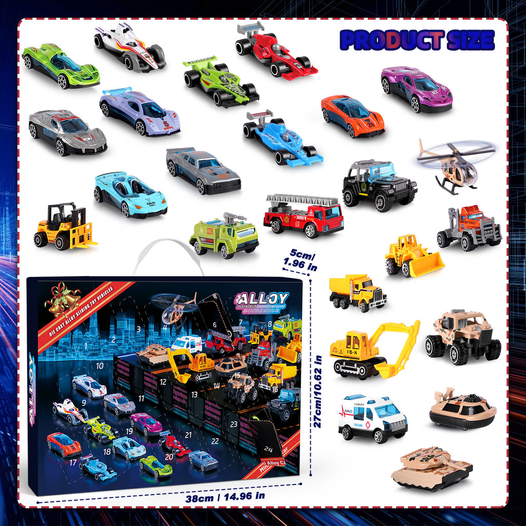 Vehicles Toys Countdown Advent Calendars