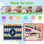 2 in 1 Magnetic Color and Number Maze
