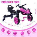 2-in-1 Kids Drift Bike - Crazy Drift Cart for Toddlers and Kids
